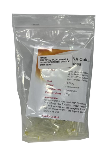 Mini Total RNA Columns & Collection Tubes - 20/pk